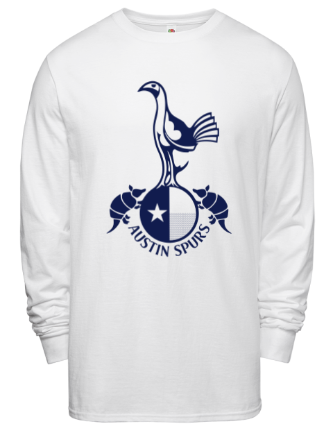 Local Club Light Austin Spurs Custom Men's Long-Sleeve T-Shirt | Swagsta