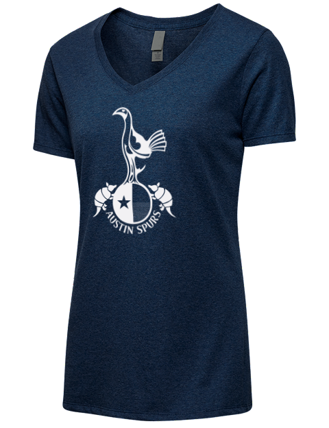 Club Austin Spurs Custom Premium Ladies V-Neck T-Shirt | Swagsta