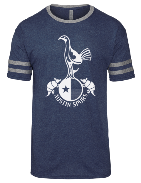 Club Austin Spurs Custom Men's Tri-Blend T-Shirt | Swagsta