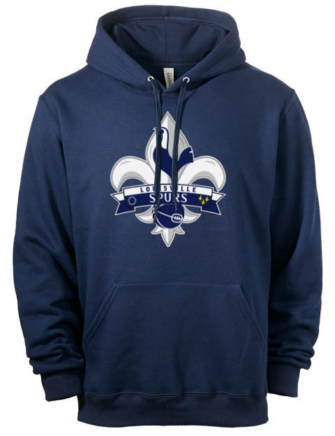 Local Club Dark Louisville Spurs Custom Eco Premium Unisex Hooded Sweatshirt | Swagsta