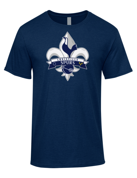 Local Club Dark Louisville Spurs Custom Premium Ring-Spun Cotton Unisex T-Shirt | Swagsta
