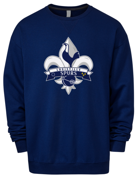 Local Club Dark Louisville Spurs Custom Premium Unisex Crewneck Sweatshirt | Swagsta