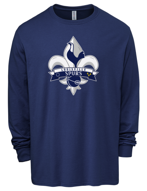 Local Club Dark Louisville Spurs Custom Men's Premium Blend Long Sleeve-T-Shirt | Swagsta