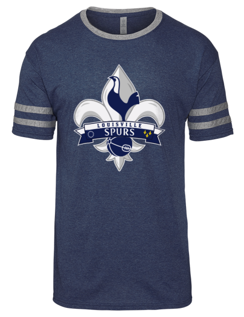 Local Club Dark Louisville Spurs Custom Men's Tri-Blend T-Shirt | Swagsta