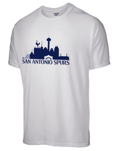 Bridge San Antonio Spurs Custom Dri-Power Unisex T-Shirt | Swagsta