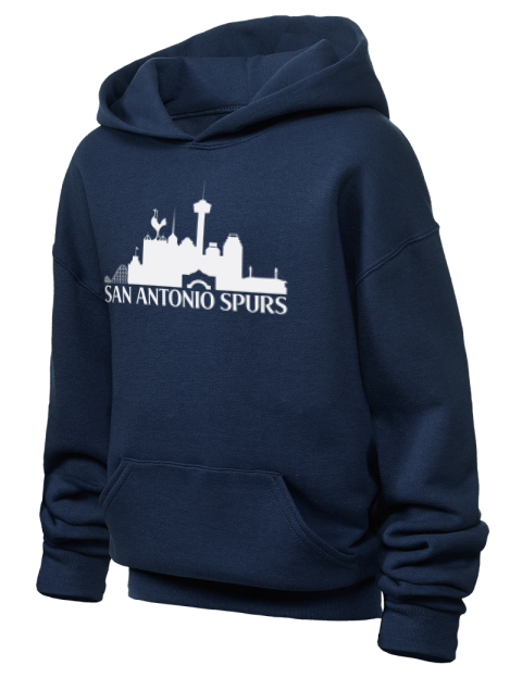 Bridge Lite San Antonio Spurs Custom Youth Hooded Sweatshirt | Swagsta