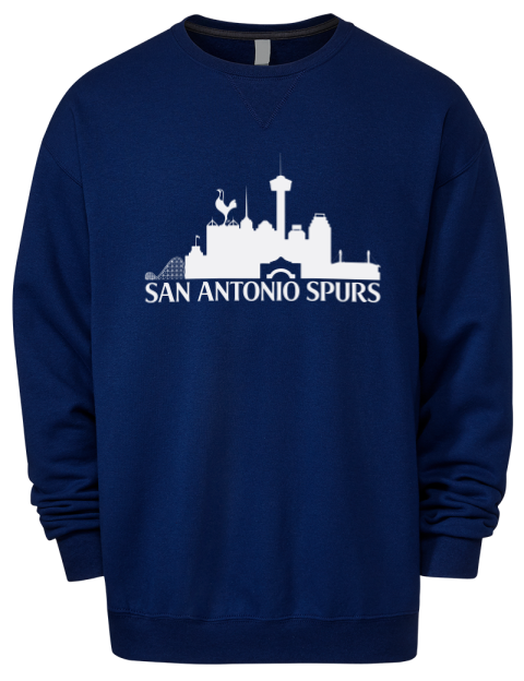 Bridge Lite San Antonio Spurs Custom Premium Unisex Crewneck Sweatshirt | Swagsta