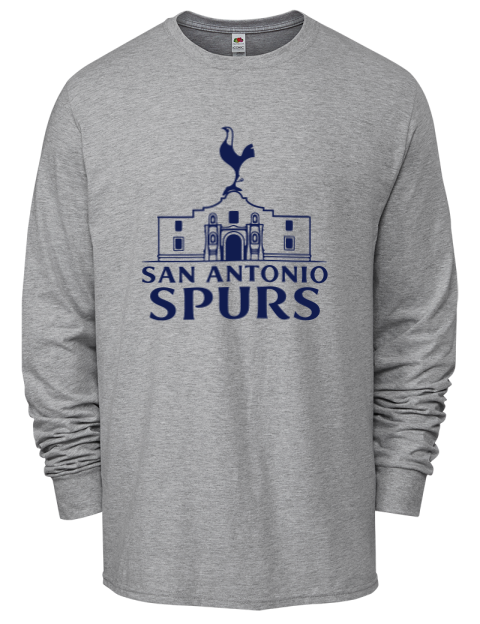 Alamo San Antonio Spurs Custom Men's Long-Sleeve T-Shirt | Swagsta