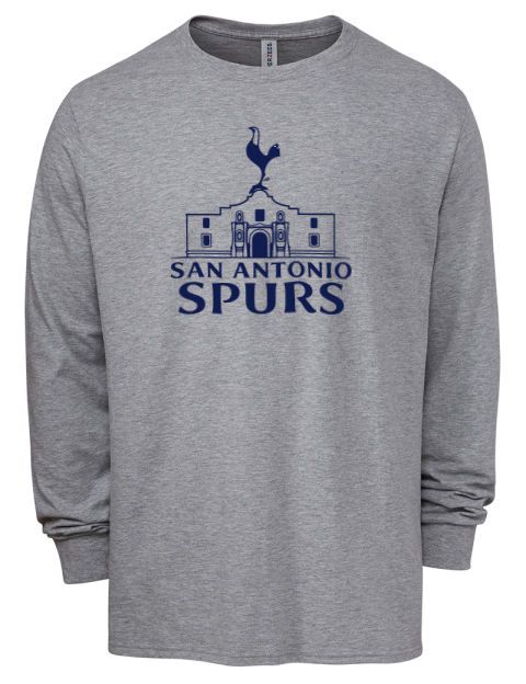 Alamo San Antonio Spurs Custom Men's Premium Blend Long Sleeve-T-Shirt | Swagsta