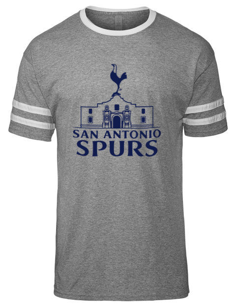 Alamo San Antonio Spurs Custom Men's Tri-Blend T-Shirt | Swagsta