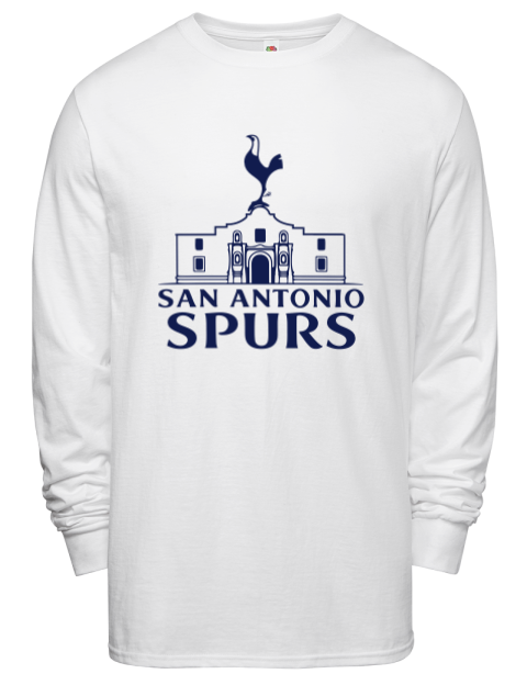Alamo San Antonio Spurs Custom Men's Long-Sleeve T-Shirt | Swagsta