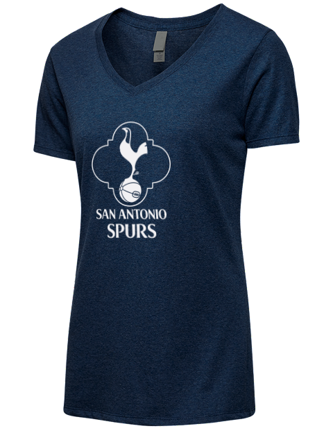 Local Lite San Antonio Spurs Custom Premium Ladies V-Neck T-Shirt | Swagsta
