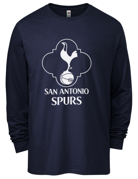 Local Lite San Antonio Spurs Custom Men's Long-Sleeve T-Shirt | Swagsta