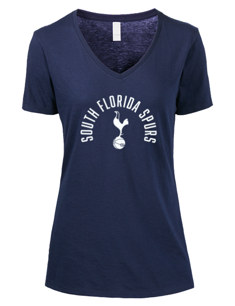 Arched Edition South Florida Premium Ladies V-Neck T-Shirt | Swagsta