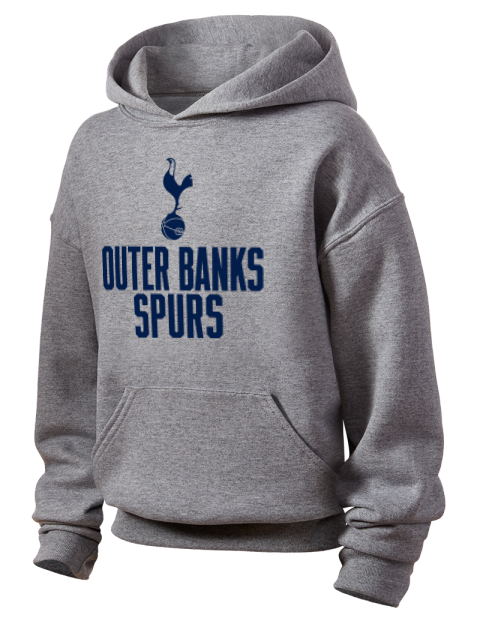 Stacked Outer Banks Spurs Youth Hooded Sweatshirt | Swagsta