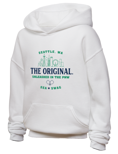 Unleashed PNW Pickleball Youth Hooded Sweatshirt | Swagsta