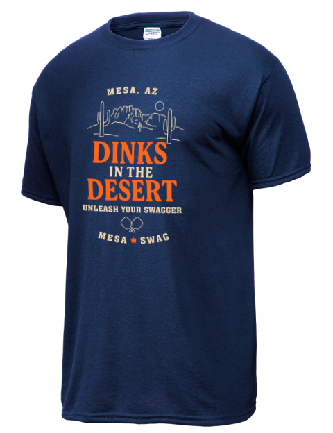 Dinks In The Desert Pickleball Dri-Power Unisex T-Shirt | Swagsta