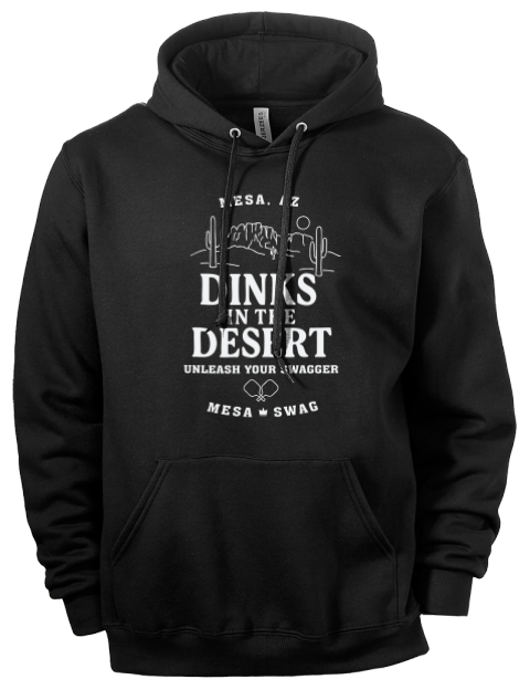 Mesa AZ Dinks Pickleball Eco Premium Unisex Hooded Sweatshirt | Swagsta