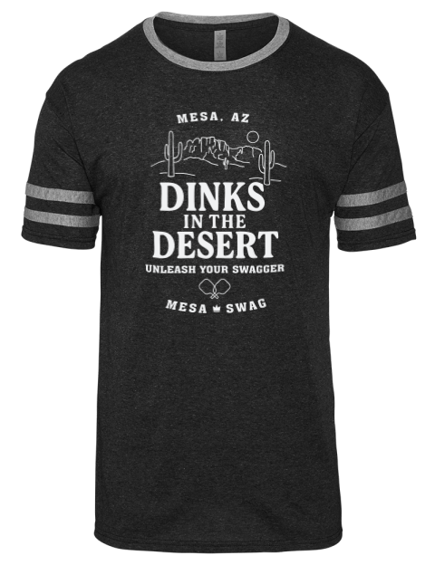 Mesa AZ Dinks Pickleball Men's Tri-Blend T-Shirt | Swagsta