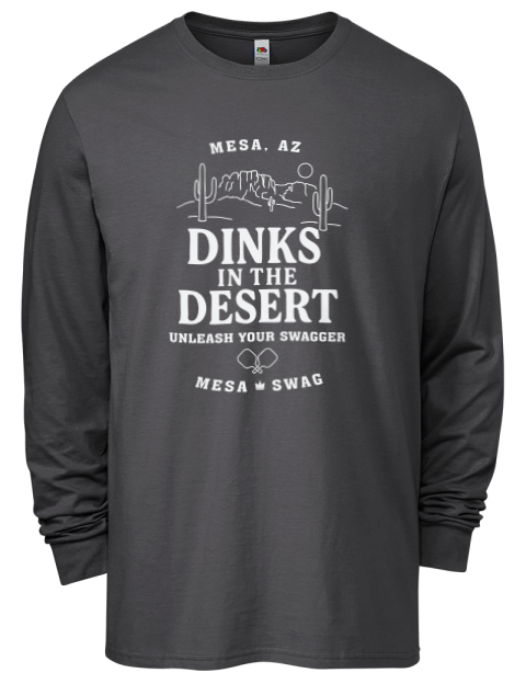 Mesa AZ Dinks Pickleball Men's Long-Sleeve T-Shirt | Swagsta