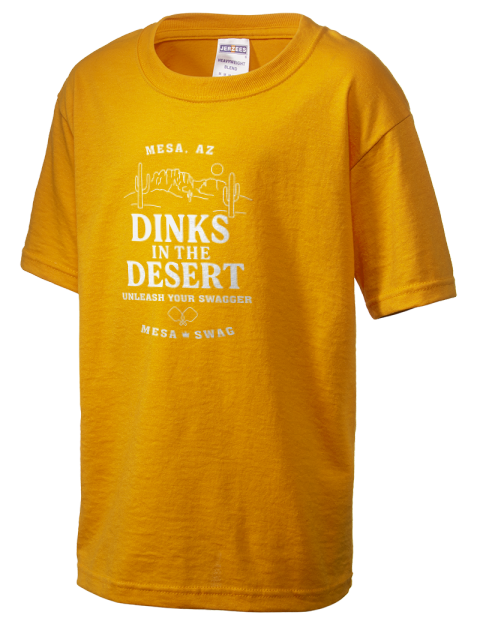 Mesa AZ Dinks Pickleball Youth T-Shirt | Swagsta
