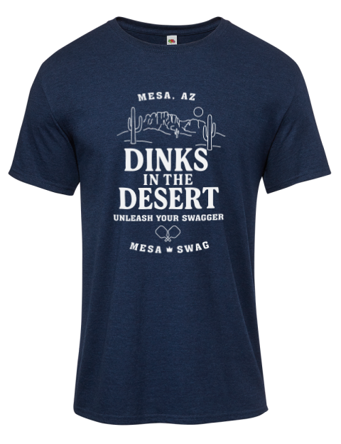 Mesa AZ Dinks Pickleball Iconic Men's T-Shirt | Swagsta