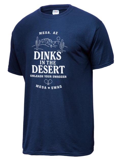Mesa AZ Dinks Pickleball Dri-Power Unisex T-Shirt | Swagsta