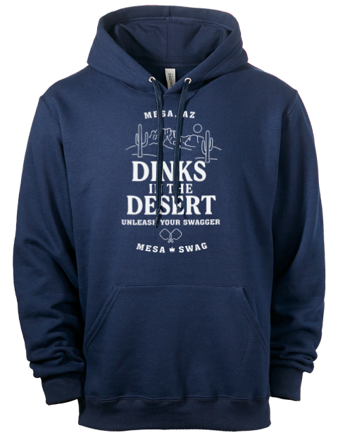 Mesa AZ Dinks Pickleball Eco Premium Unisex Hooded Sweatshirt | Swagsta