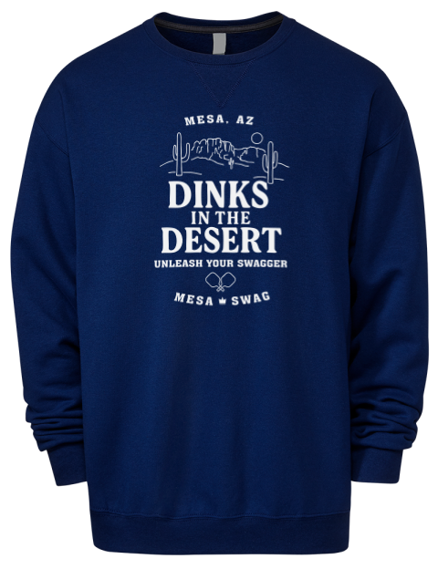 Mesa AZ Dinks Pickleball Premium Unisex Crewneck Sweatshirt | Swagsta