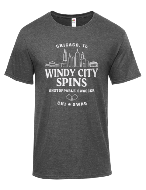 Chicago City Spins Pickleball Iconic Men's T-Shirt | Swagsta