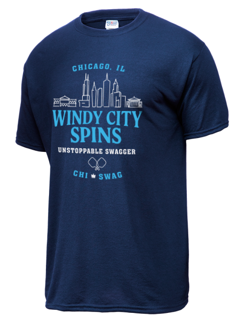 Windy City Spins Pickleball Dri-Power Unisex T-Shirt | Swagsta