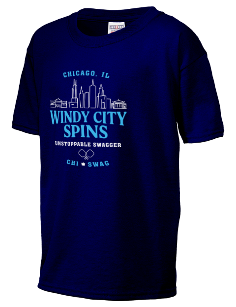 Windy City Spins Pickleball Youth T-Shirt | Swagsta