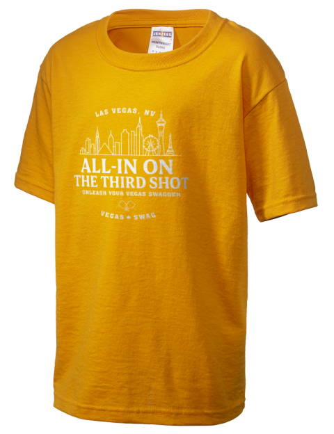 Las Vegas Third Shot Pickleball Youth T-Shirt | Swagsta