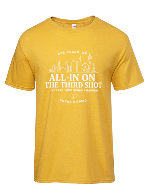 Las Vegas Third Shot Pickleball Iconic Men's T-Shirt | Swagsta