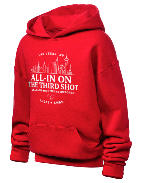 Las Vegas Third Shot Pickleball Youth Hooded Sweatshirt | Swagsta