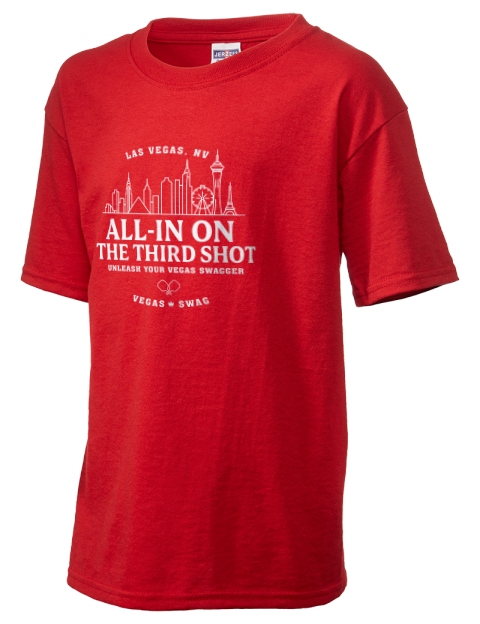 Las Vegas Third Shot Pickleball Youth T-Shirt | Swagsta