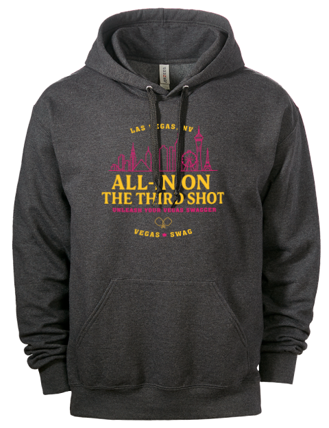 Vegas All In Pickleball Eco Premium Unisex Hooded Sweatshirt | Swagsta