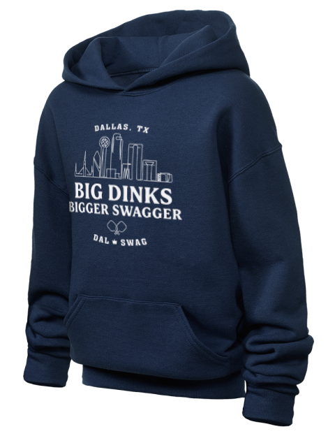 Dallas Swagger Pickleball Youth Hooded Sweatshirt | Swagsta
