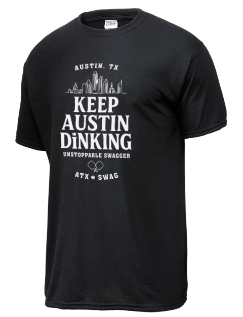 Austin Dink Pickleball Dri-Power Unisex T-Shirt | Swagsta