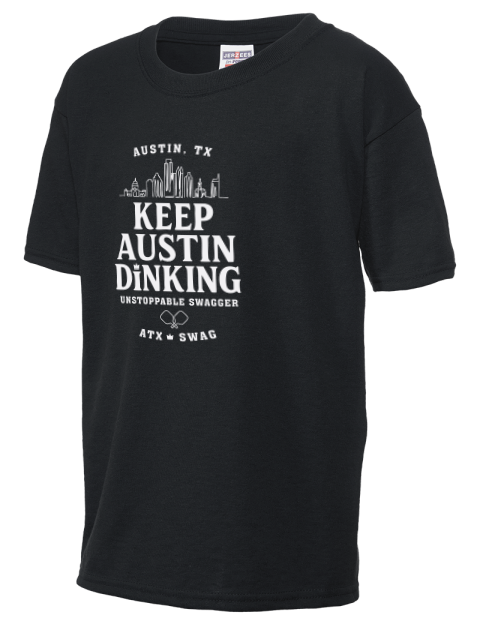 Austin Dink Pickleball Youth T-Shirt | Swagsta