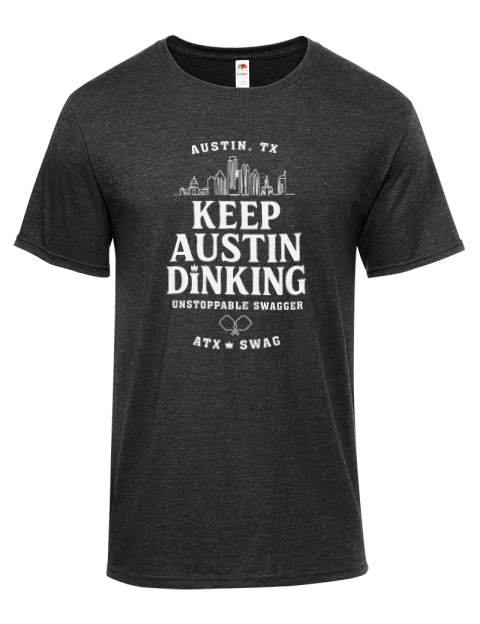 Austin Dink Pickleball Iconic Men's T-Shirt | Swagsta