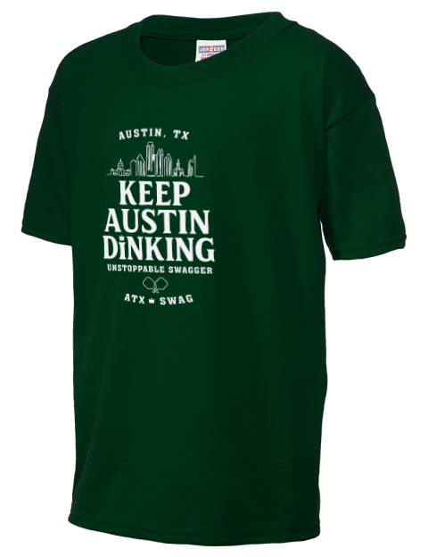 Austin Dink Pickleball Youth T-Shirt | Swagsta