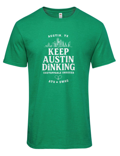 Austin Dink Pickleball Iconic Men's T-Shirt | Swagsta