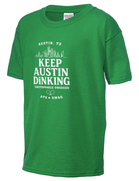 Austin Dink Pickleball Youth T-Shirt | Swagsta