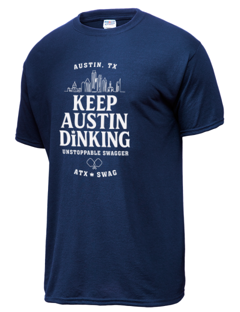 Austin Dink Pickleball Dri-Power Unisex T-Shirt | Swagsta