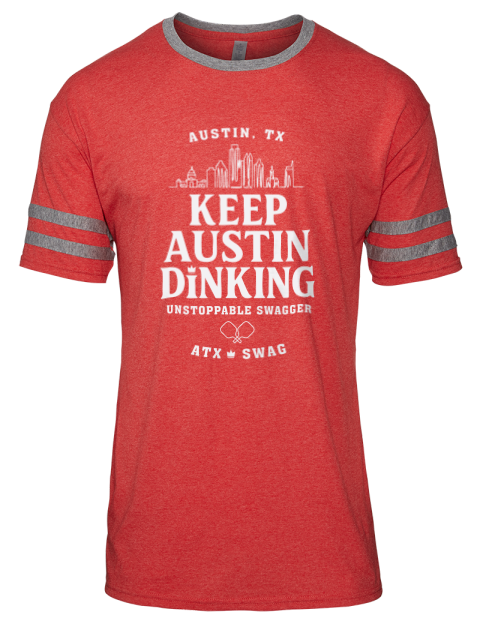 Austin Dink Pickleball Men's Tri-Blend T-Shirt | Swagsta