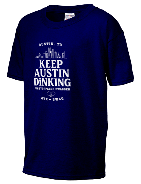 Austin Dink Pickleball Youth T-Shirt | Swagsta