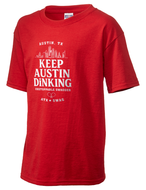 Austin Dink Pickleball Youth T-Shirt | Swagsta