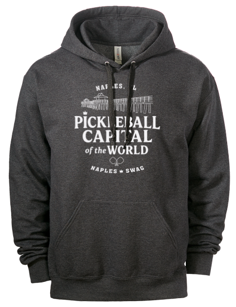 Naples FL Pickleball Eco Premium Unisex Hooded Sweatshirt | Swagsta