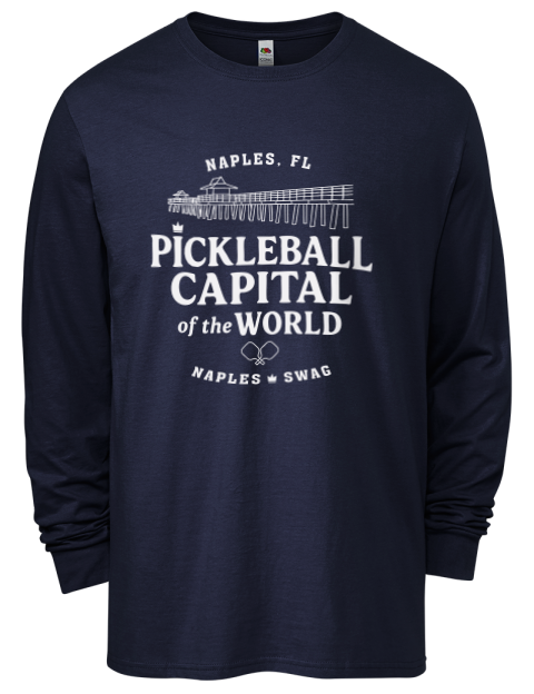 Naples FL Pickleball Men's Long-Sleeve T-Shirt | Swagsta